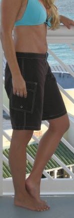 Gone Coastal | W's NON-Elastic Waist Board Swim/Shorts | Lower Rise | Short Length main image 1
