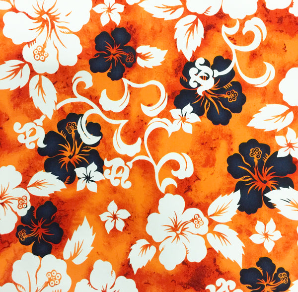 "Jungle Boogie" 5" Women's Back Pocket Board Shorts (Orange)