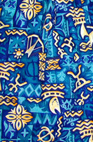 Men's "Jungle Cruise" (Blue) Swim Trunks (with mesh liner) - 4.5" Retro Shortie