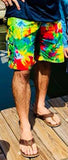 "Love N Haight" (Tie Dye) 22"-27" SIDE POCKETS Men's Board Shorts