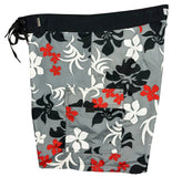 "Shadow Reef" Men's Double Cargo Board Shorts - Retro Shortie - 5"