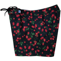 "a la Mode" Girls Board (Swim) Shorts (Black)