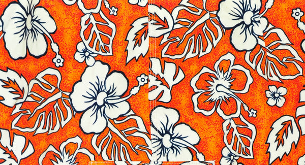 "Empirical Age" Men's Board Shorts - 7" Inseam (Orange) - Board Shorts World Outlet
