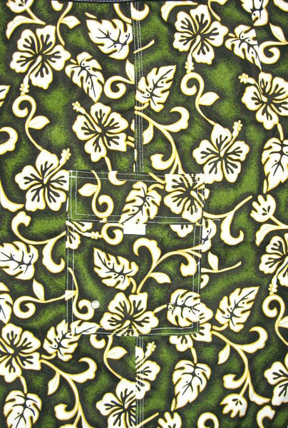 "Fiasco" Men's Board Shorts - 7" Inseam (Green) - Board Shorts World Outlet