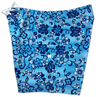 "Haywire" 7" Womens Cargo + Back Pocket Board Shorts (Blue) - Board Shorts World Outlet