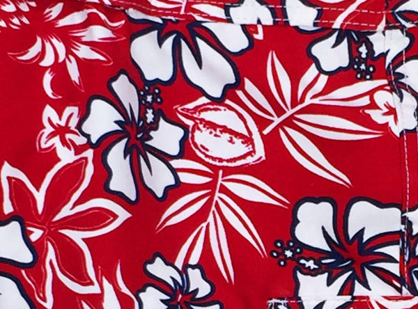 "North Shore" (Redi) Women's Elastic Waist Swim Board Shorts. REGULAR Rise + 11" Inseam - Board Shorts World Outlet