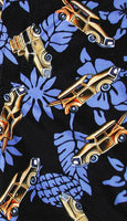 "One for the Road" Men's Board Shorts - 7" Inseam (Blue) - Board Shorts World Outlet