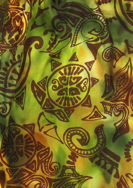 "Pacific Whim" (Earth) Bikini Top - Board Shorts World Outlet