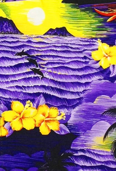 "Picture This" (Purple) 22" - 25" Double Cargo Pocket Men's Board Shorts (Copy) - Board Shorts World Outlet