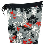 "Shadow Reef" Men's Double Cargo Board Shorts - Retro Shortie - 5" - Board Shorts World Outlet