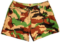 "Stealth Fanatic" Camo Women's Back Pocket Board Shorts - Board Shorts World Outlet