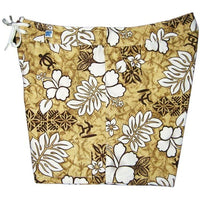 "Tribal Council" 5" Women's Back Pocket Board Shorts (Sand) - Board Shorts World Outlet