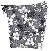 "Tribal Council" (Charcoal) 7" Women's Cargo + Back Pocket Board Shorts - Board Shorts World Outlet