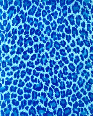 "Wild Weekend" Men's Board Shorts - 7" Inseam (Blue Cheetah) - Board Shorts World Outlet
