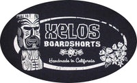 Xelos Brand Board Shorts Classic Tee (Navy) - Board Shorts World Outlet