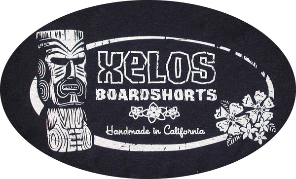Xelos Brand Board Shorts Classic Tee (Navy) - Board Shorts World Outlet