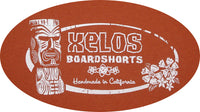 Xelos Brand Board Shorts Classic Tee (Texas Orange) - Board Shorts World Outlet