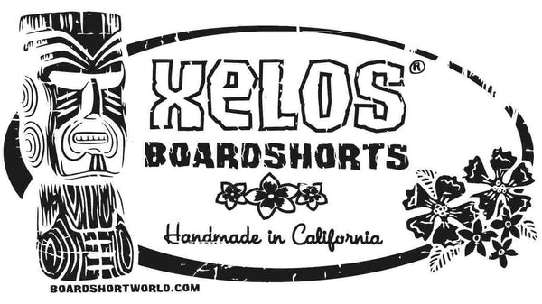 Xelos Brand Board Shorts Classic Tee (White) - Board Shorts World Outlet