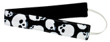 "Live to Ride" Skulls Print Head Band (White+Black)