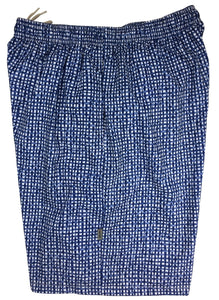 "Dream Weaver" (Blue) Swim Trunks (with mesh liner / side pockets) - Board Shorts World Outlet
