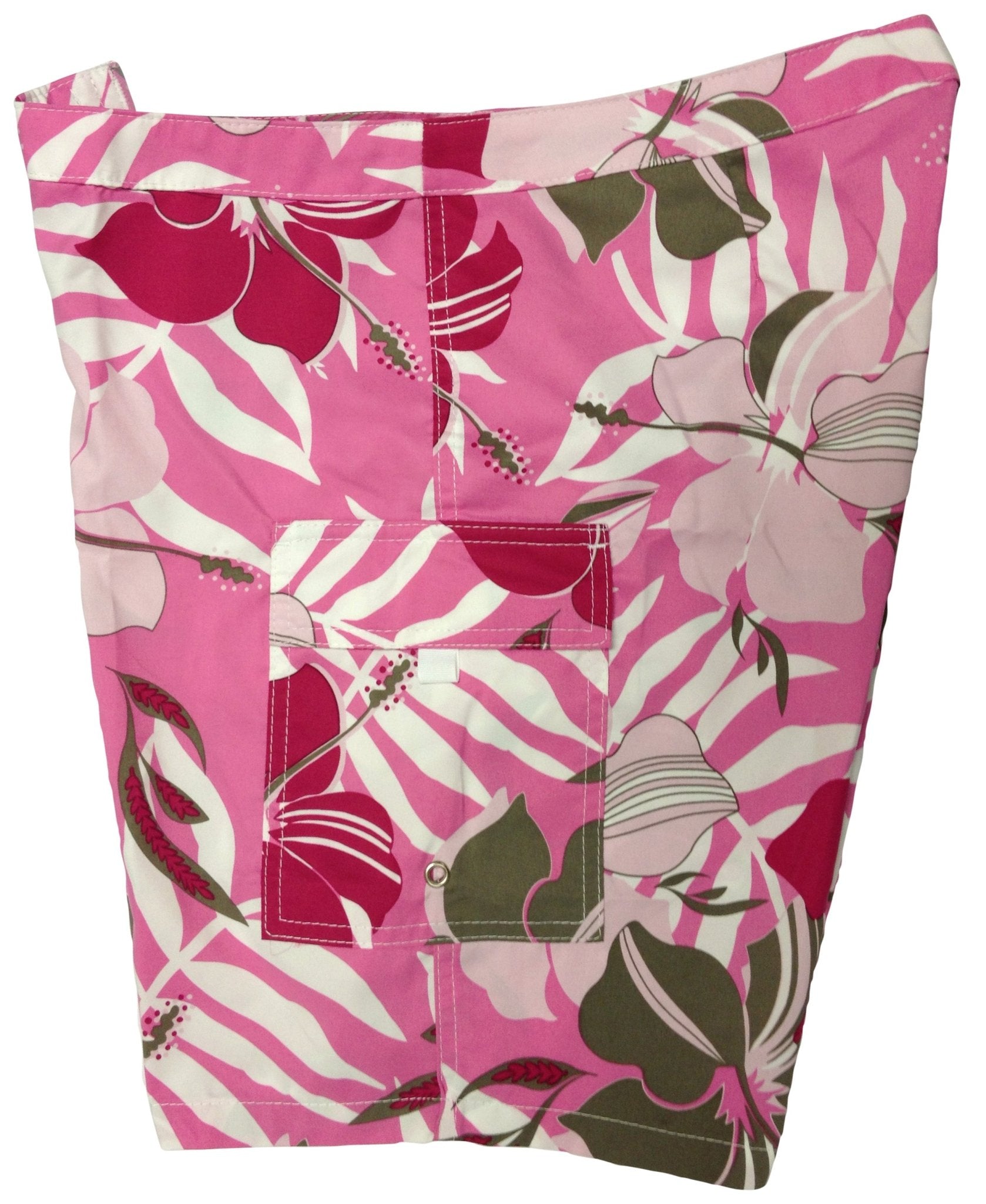 "Gypsy Soul" (Pink) Womens Board/Swim Shorts - 11" - Board Shorts World Outlet