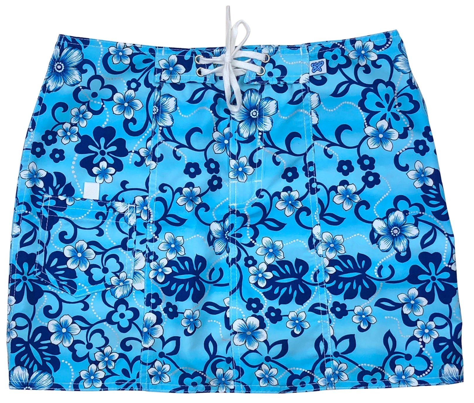 "Haywire" Original Style Board Skirt (Blue) - Board Shorts World Outlet
