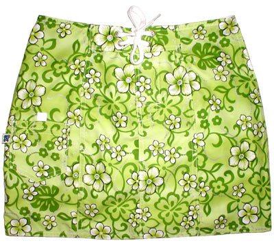 "Haywire" Original Style Board Skirt (Green) - Board Shorts World Outlet