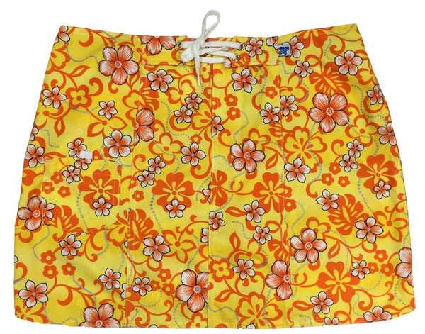 "Haywire" Original Style Board Skirt (Orange) - Board Shorts World Outlet