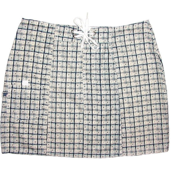 "Jetson" 100% Cotton Original Style Board Skirt (Blue) - Board Shorts World Outlet