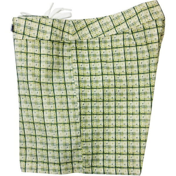 "Jetson" 5" 100% Cotton Womens Back Pocket Board Shorts (Green) - Board Shorts World Outlet