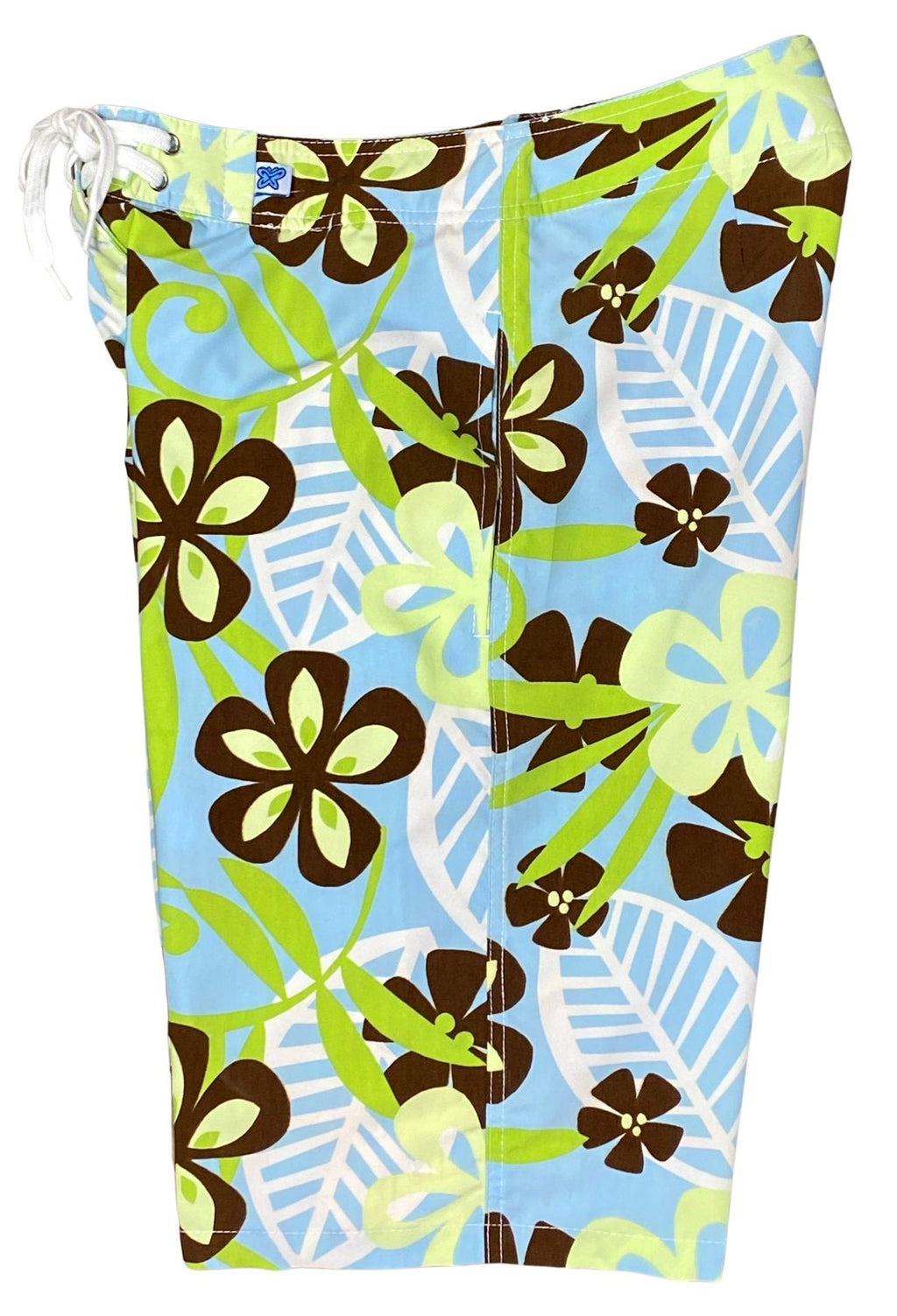 "License to Chill" (Blue) Swim Clamdiggers - Board Shorts World Outlet