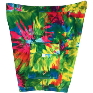 "Love n Haight" (Tie Dye) Womens Board/Swim Shorts - 11" - Board Shorts World Outlet