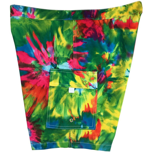 "Love n Haight" (Tie Dye) Womens Board/Swim Shorts - 11" - Board Shorts World Outlet