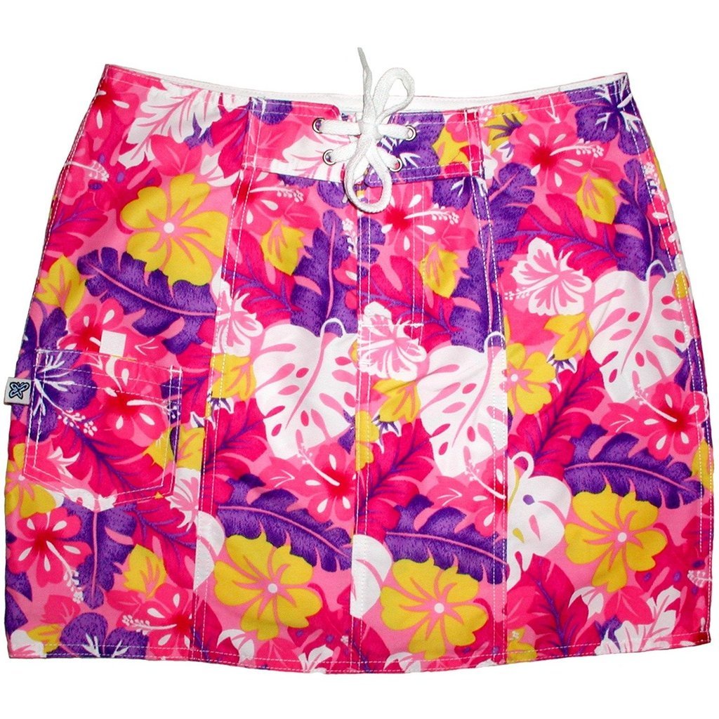 "Mother Lode" Original Style Board Skirt (Pink) - Board Shorts World Outlet