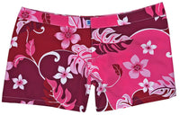 "Puzzled " (Pink) Womens Board/Swim Shorts - 4" - Board Shorts World Outlet
