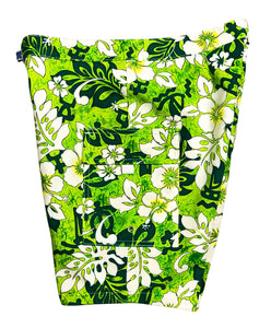 "Safari" (Green) Womens Board/Swim Shorts - 11" - Board Shorts World Outlet