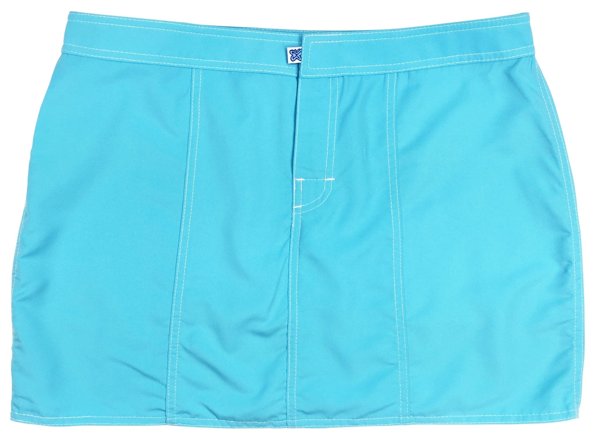 超希少　 Board Skirt Solid Aqua Hipster Board Skirt - Board Shorts World Outlet