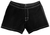 Solid Grizzo Brand 5" Womens Back Pocket Board Shorts (Black, Chocolate, Mesa Red, Navy, or Olive) - Board Shorts World Outlet