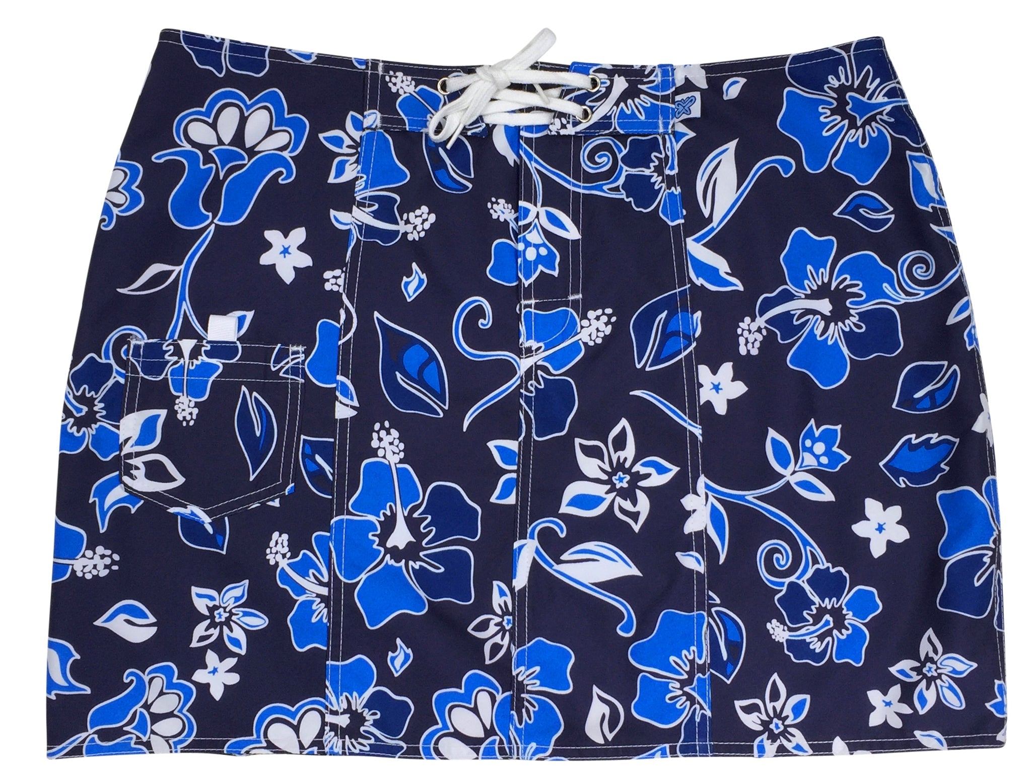 "Sunday Best" Original Style Board Skirt (Blue) - Board Shorts World Outlet