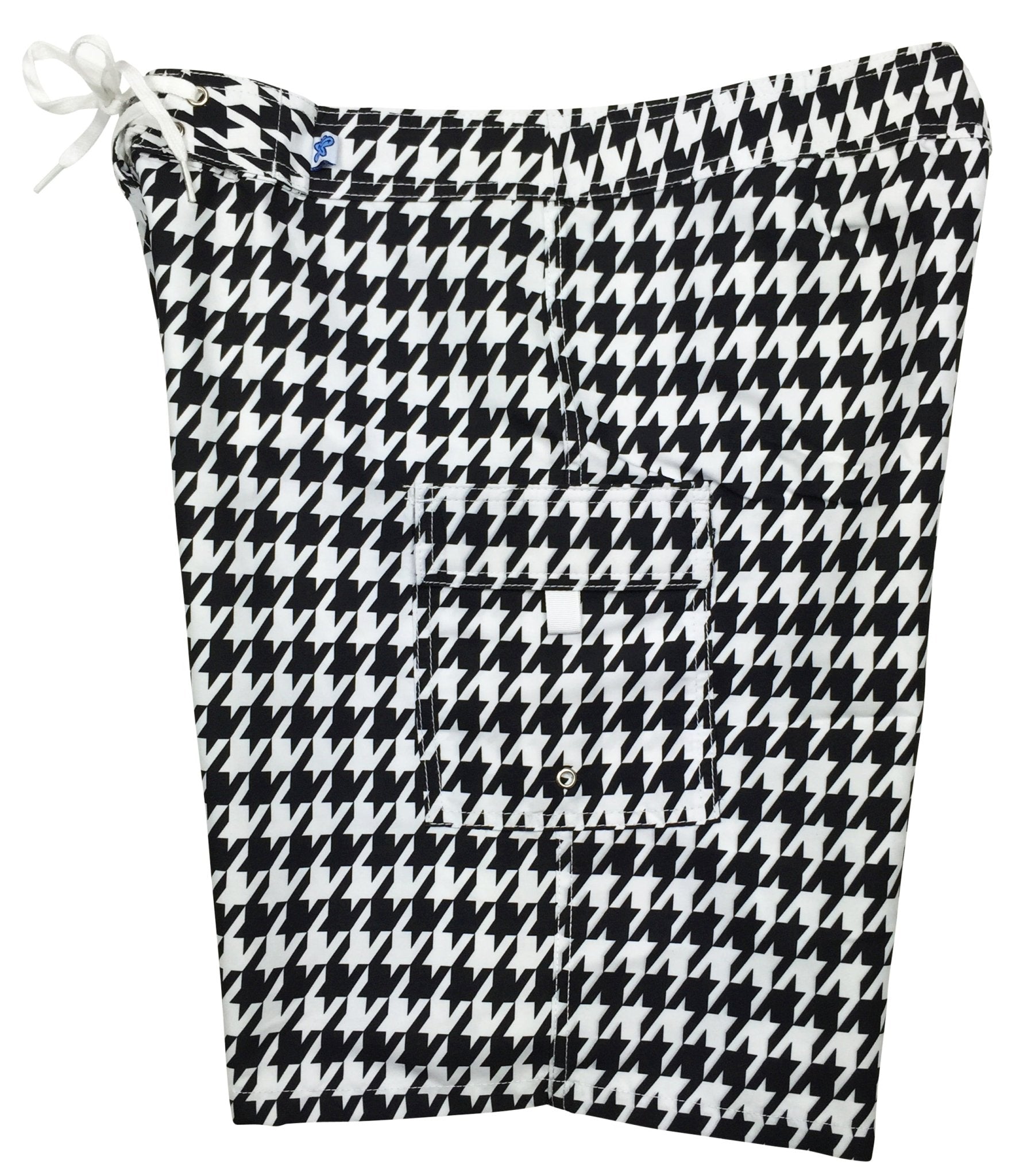 "Sweet Tooth" (Black) Womens Board/Swim Shorts - 10.5" - Board Shorts World Outlet