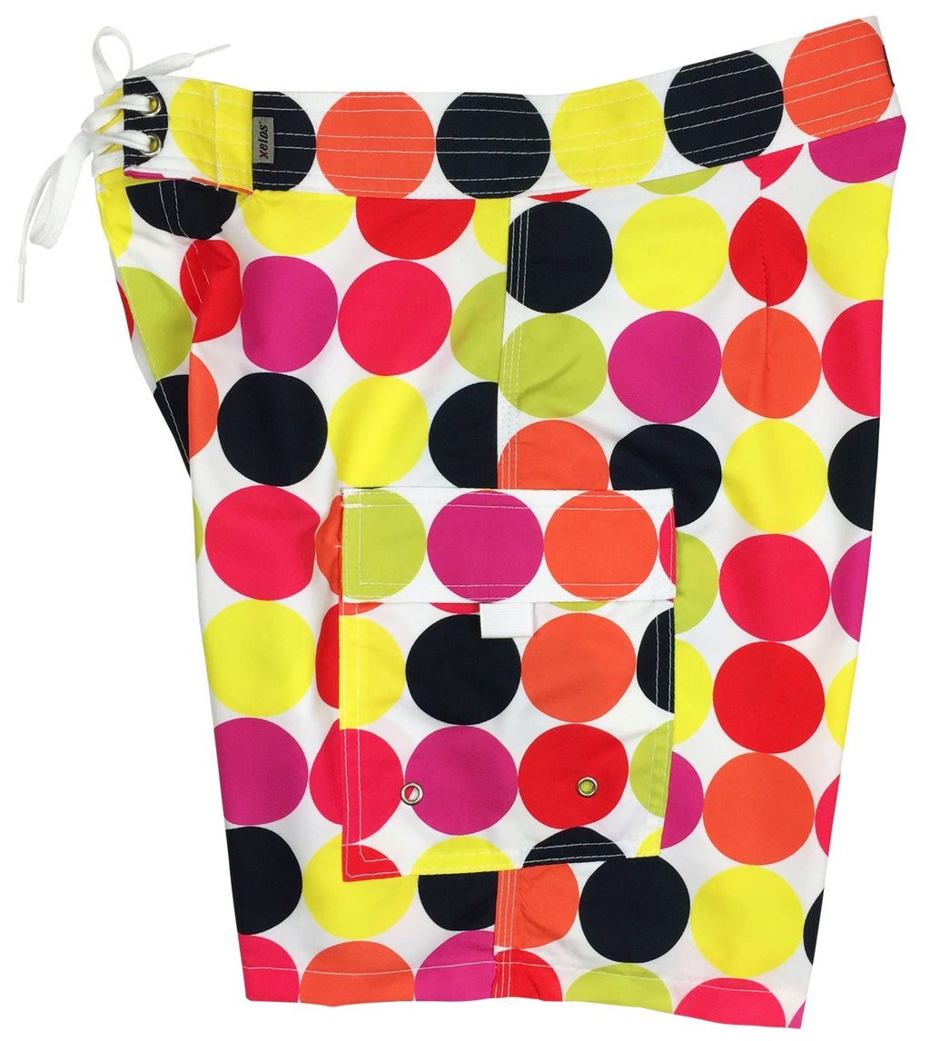 "Twister" Mens Double Cargo Board Shorts - Retro Shortie - 5" - Board Shorts World Outlet